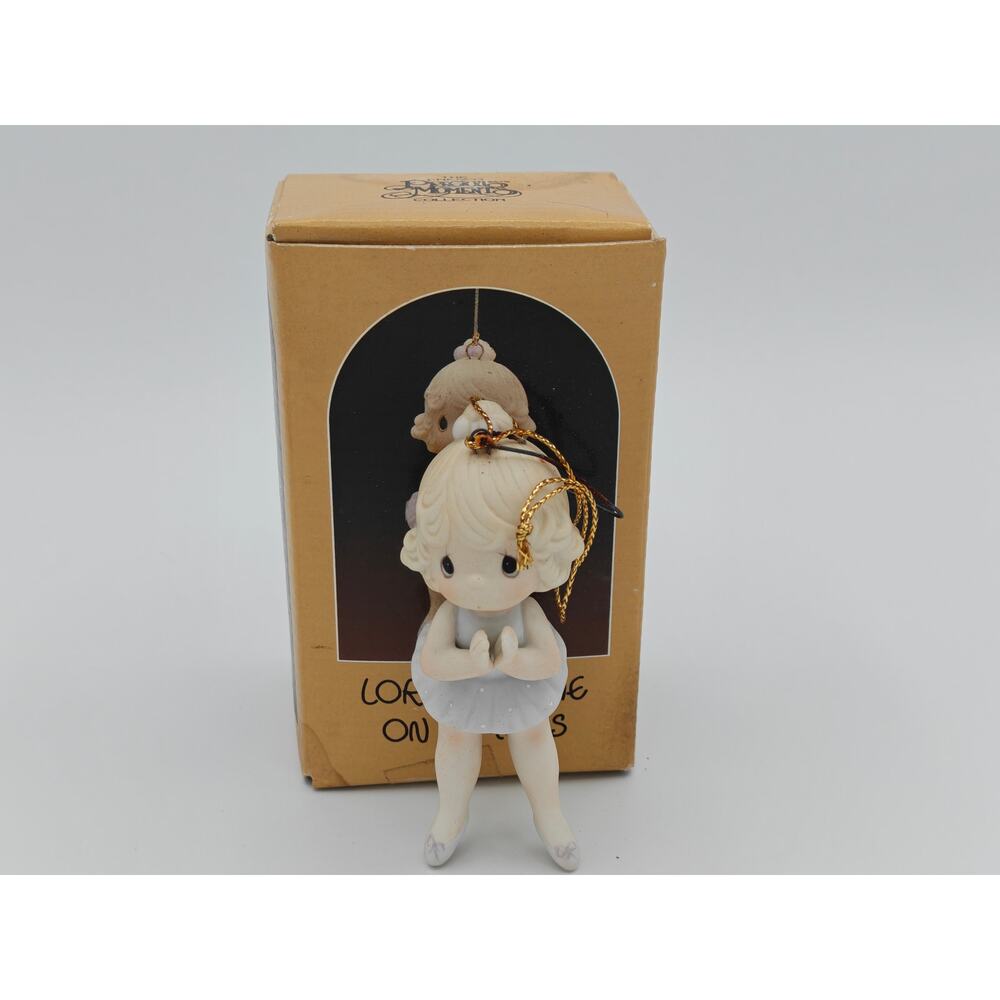 Precious Moments‎ 102423 Lord Keep Me On My Toes Enesco Ballerina Ornament 1986